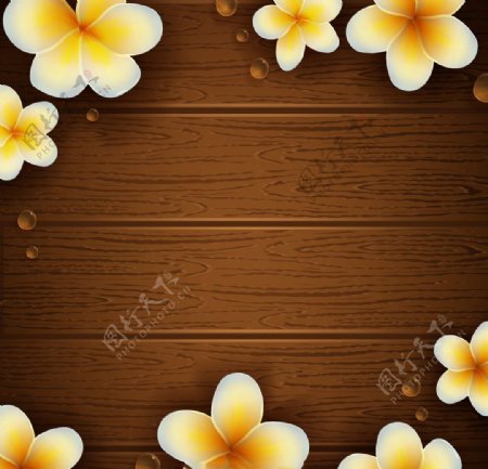 花卉纹理木材