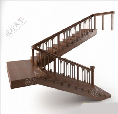 精品楼梯3d模型