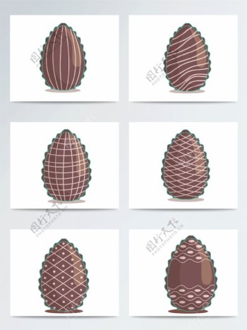 复活蛋巧克力彩蛋素材