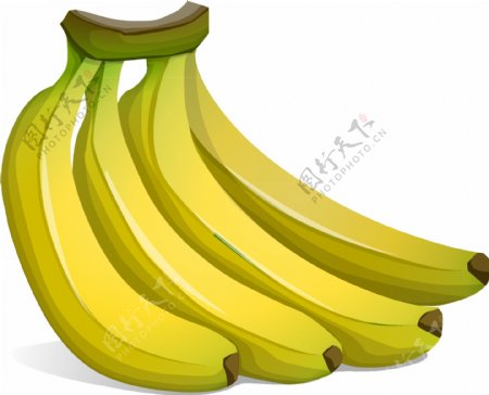 水果香蕉ai元素