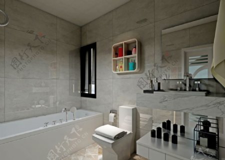 欧式家居浴室装修效果图