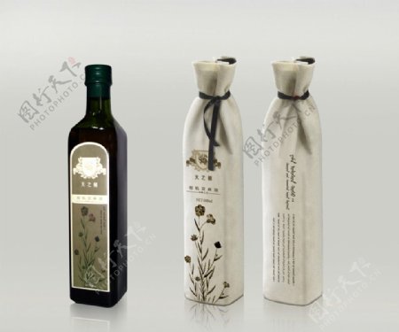 包装设计橄榄油效果图分层