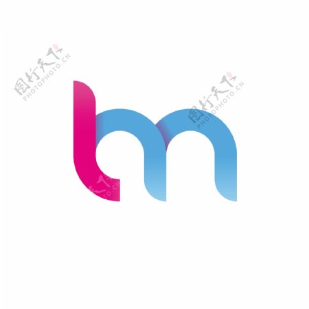 互联网字母造型logo黑色类logo