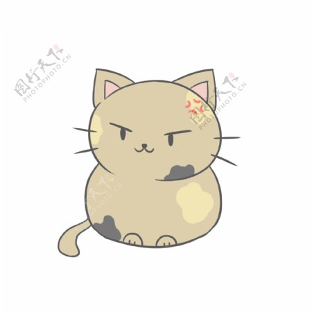 可爱卡通日系清新猫咪表情包通用6