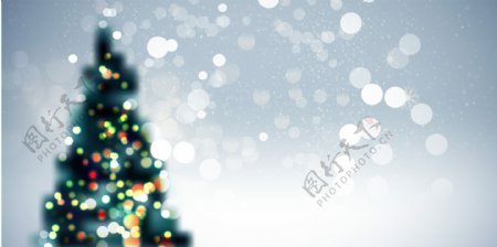 冬季圣诞节欧式展板背景