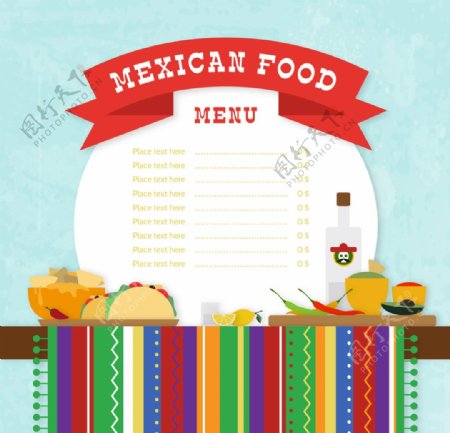 墨西哥食物菜单