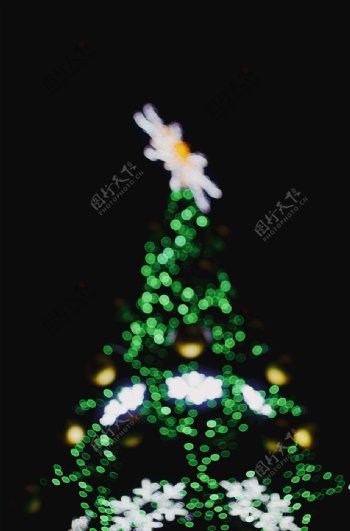 光斑圣诞树
