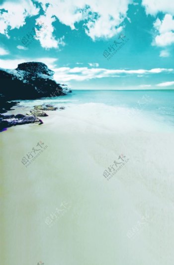 海边沙滩风景