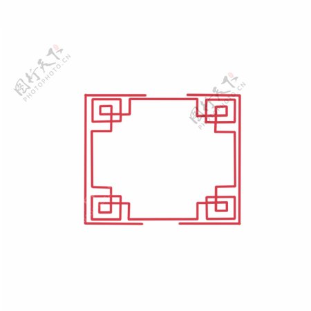 中国风边框古典喜庆新中式边框古风古典花纹