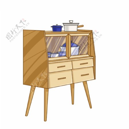 木质纹理设计柜子图案