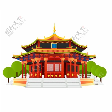 传统故宫旅游元素设计