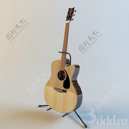 木吉他模型