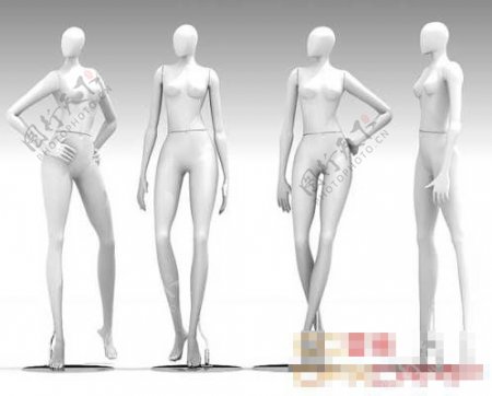 模特人体3d模型