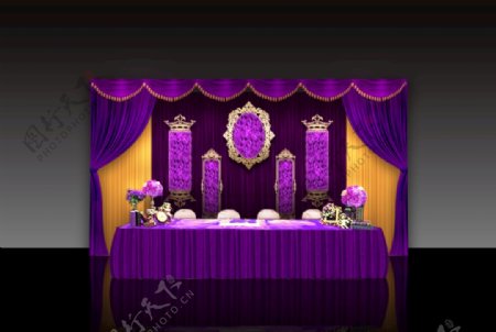 紫金婚礼效果图