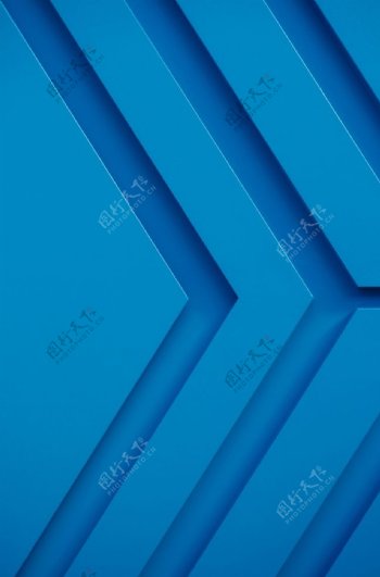 蓝色简约极简线条壁纸