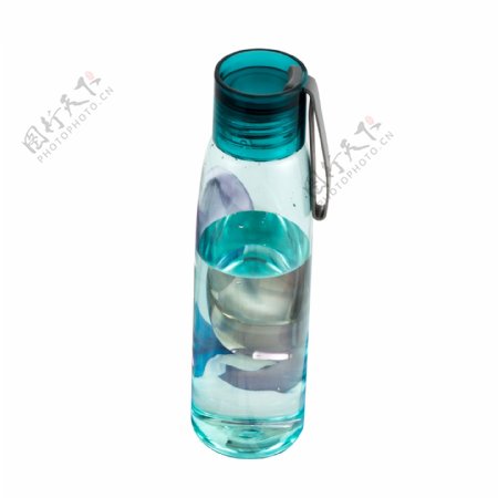 一个青色的小水瓶