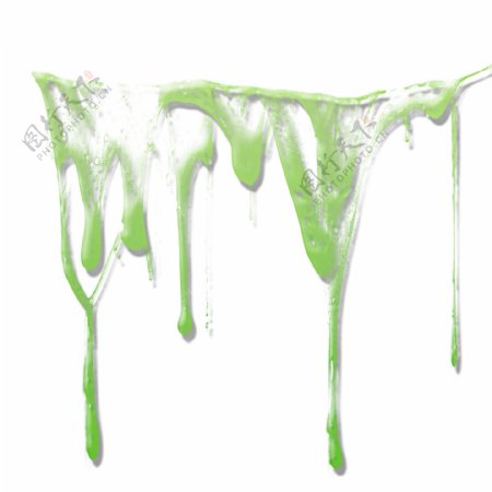 绿色唾沫粘液装饰