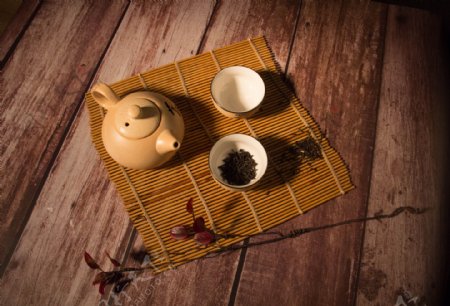 茶文化复古式摄影