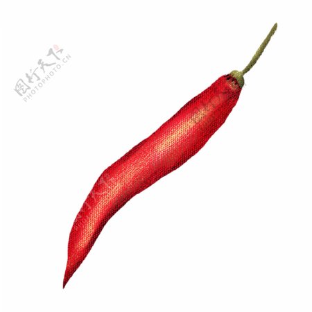 红色新鲜辣椒食材PNG图片