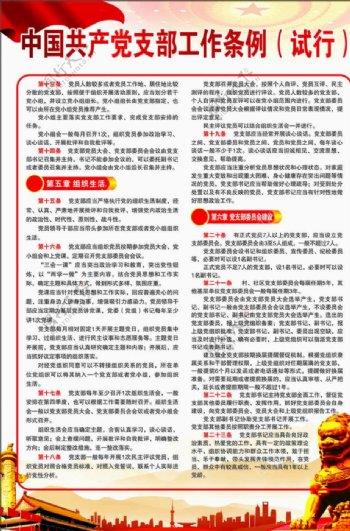 中国共产党支部工作条例