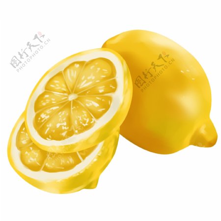 创意柠檬插图