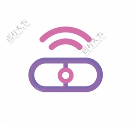 紫色提示信号接收器