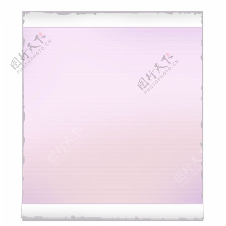 粉色的纸张装饰插画