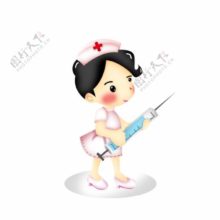 世界红十字日卡通职业护士