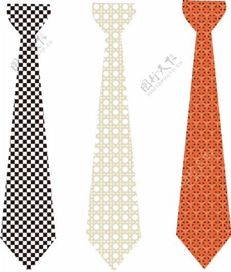 三条领带