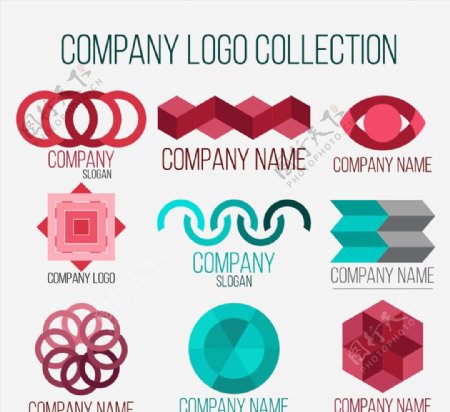 9款彩色创意公司标志