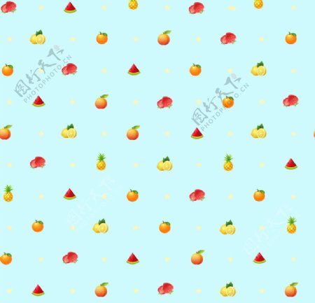 数码印花无缝接水果服装广告设计