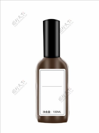 商业精修化妆品瓶PSD