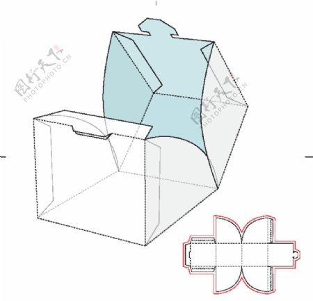 包装盒个性礼盒效果图