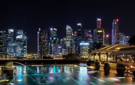 新加坡城市夜景