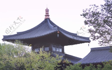 建筑寺庙屋顶