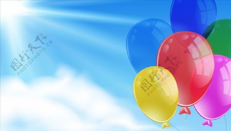 节日庆祝气球