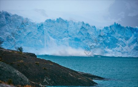 自然风景大海冰山
