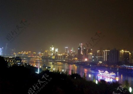 重庆两江夜景