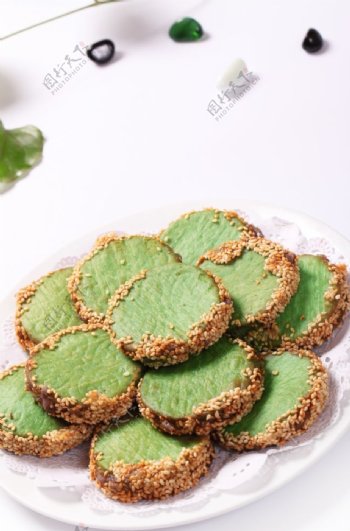绿茶薄饼
