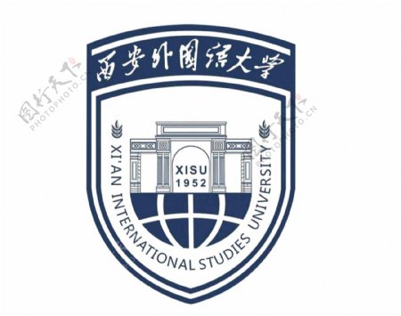 西安外国语大学校徽logo
