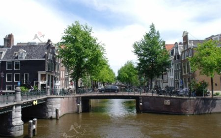 阿姆斯特丹运河荷兰水
