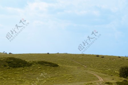 乌兰布统大草原蜿蜒小路