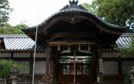日本寺庙大门