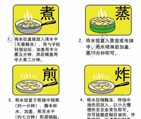 饺子使用方法食用煮蒸
