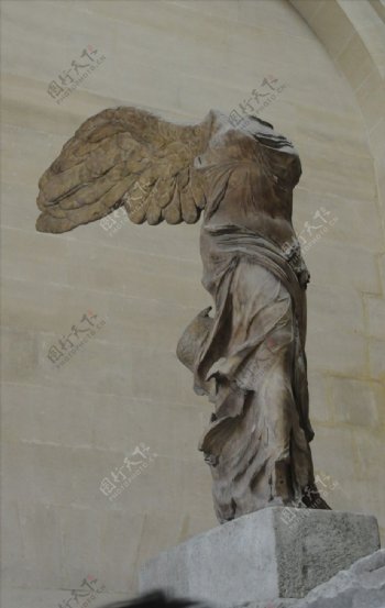 法国巴黎卢浮宫胜利女神