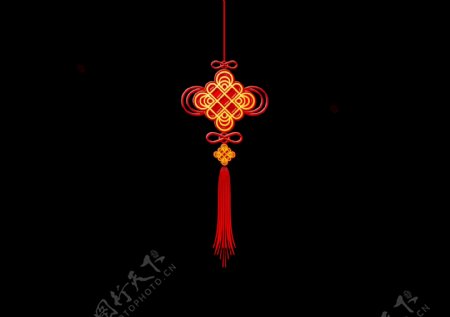 古风中国结装饰配饰素材