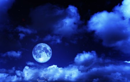 蓝色星球月亮