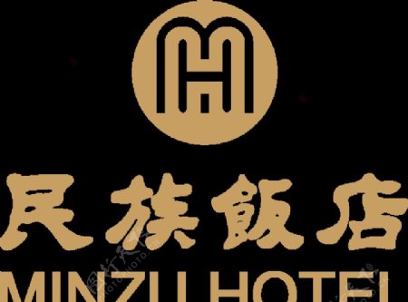 民族饭店logo