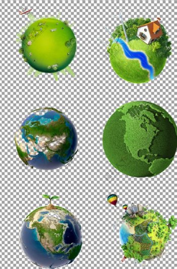 绿色创意地球