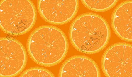 橘子背景